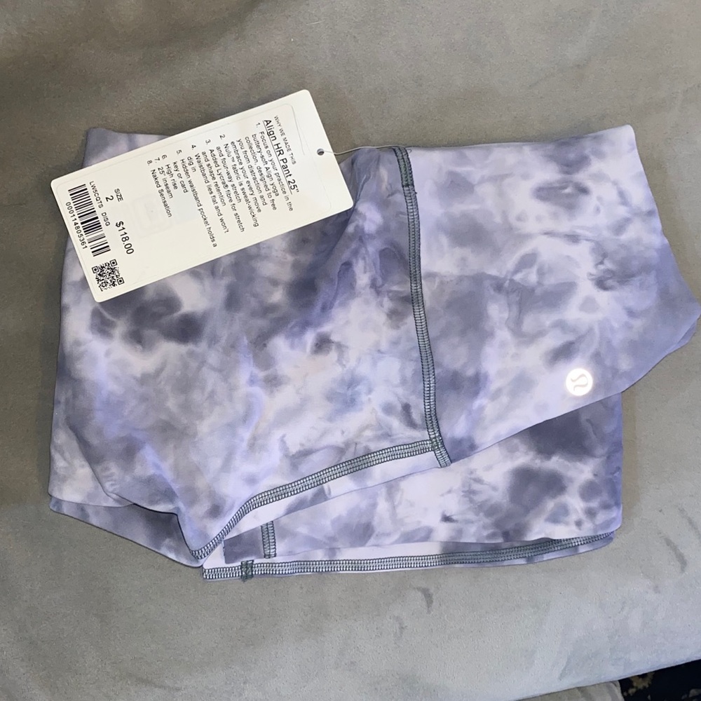 ❌SOLD❌ Lululemon Align HR 25" diamond dye pant NWT